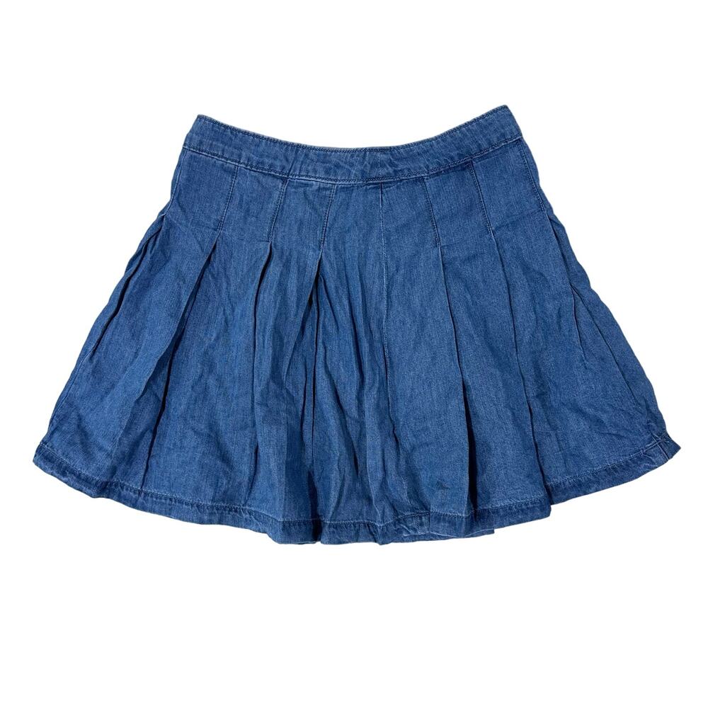 NWT Highest Rise American Eagle Pleated Denim Skirt Size 2/26W